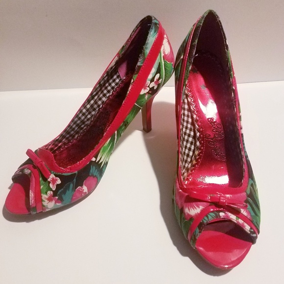 Naughty Monkey Open Toe Jungle Print Sandal Size8 - Picture 6 of 8